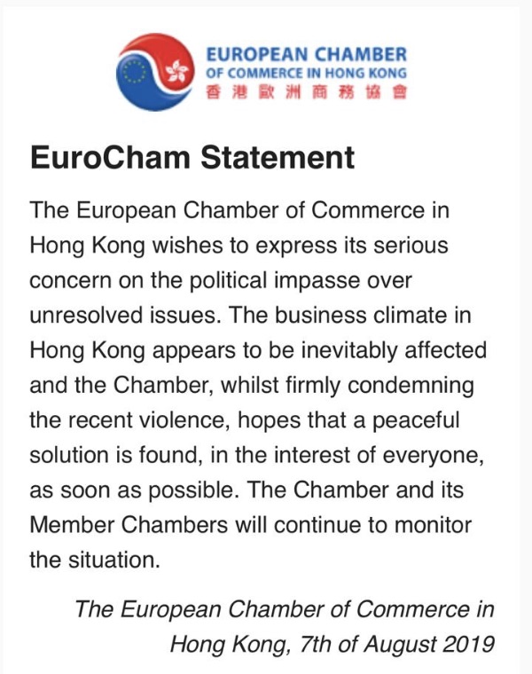 EuroCham statement